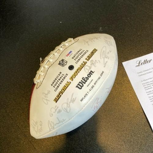Peyton Manning 2011 Equipe de Indianapolis Colts assinou o DNA de futebol autografado - bolas de futebol autografadas