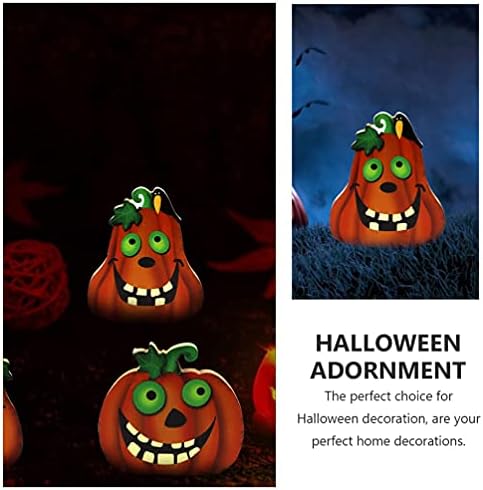 Bestoyard 3pcs Halloween Pumpkin Table Set Decor