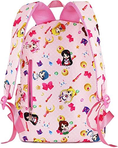 ROFFATIDE Anime Sailor Moon Backpack Tsukino Usagi Luna Artemis por toda a mochila de laptop da bolsa da escola para meninas