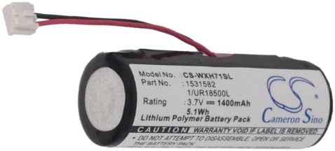 Substituição de bateria de lítio de 1400mAh para WELLA XPERT HS71 PROFI XPERT HS75 XPERT HS71 1/UR18500L 1531582