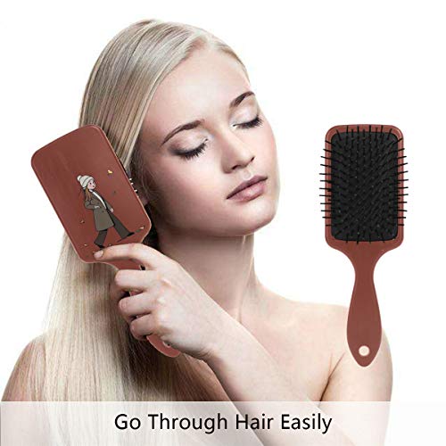 Escova de cabelo de almofada de ar vipsk, garota de outono colorida de plástico, boa massagem adequada e escova de cabelo anti -estática