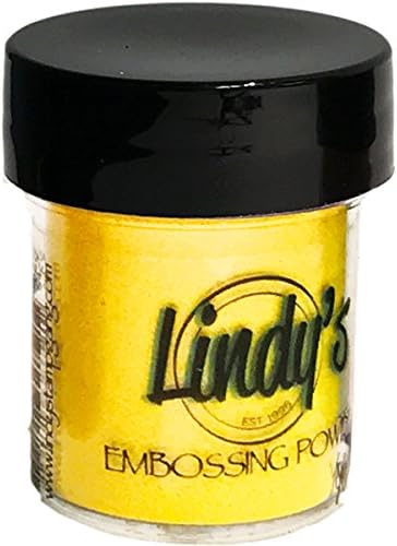 Lindy's Stamp Gang EP-105 em pó de relevo em 2 tons .5oz-yodeling amarelo