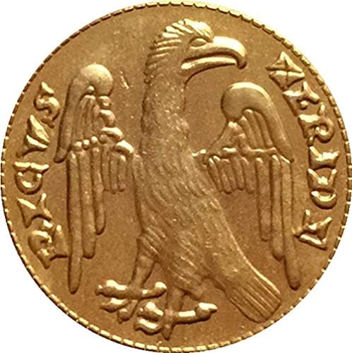 1231 moeda italiana Pure Copper Gold Gold Gold Coin Craft CollectionCoin Collection Coleção comemorativa Coin