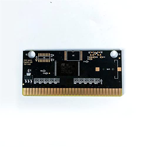 Aditi Joe Montana Football - USA Label Flashkit MD Electroless Gold PCB Card para Sega Genesis Megadrive Console