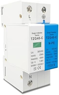 AC SPD DIN DIN 1P+NPE 3P+NPE 50KA T1 T2 385V 255V House Hold Surge Protecção Proteção de baixa tensão Dispositivo