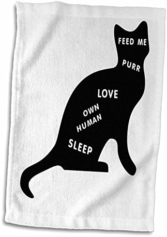 Humor de Florene 3drose - conversa humorística de gato - toalhas