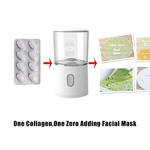 32 PCs colágeno máscara de colágeno comprimidos efervescentes spa skin branqueamento cápsula colágeno cápsula diy frutable vegetal