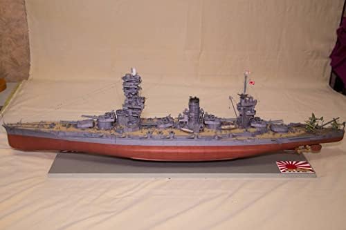 Versão superfina do navio de guerra FUSO 3D Modelo de papel Kit Toy Kids Gifts