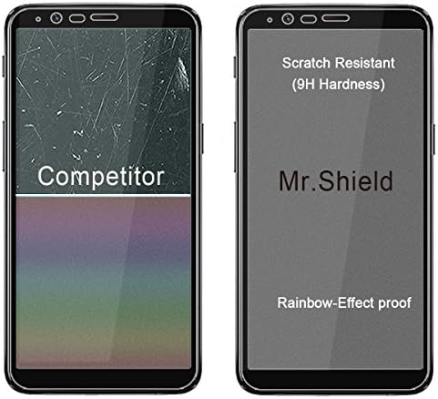 Mr.Shield [2-Pack] projetado para o OnePlus 5T [Japão temperado de vidro] [9H Duridade] [capa completa] Protetor de tela com substituição ao longo da vida