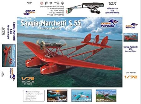 Dora Wings DW72015 Jahu Savoia Marchetti S.55 Record Flight 1/72 Kit de modelo de plástico aeronaves em escala