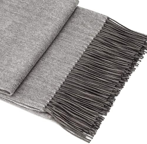 Spencer & Whitney Cama lança lã Tmopente de lã Clanto de lã cinza 70% de lã 30% Viscose Shawl Warp twin