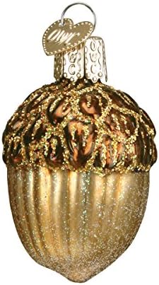 Ornamentos de Natal do Velho Mundo: pequenos ornamentos soprados de vidro de vidro para a árvore de Natal