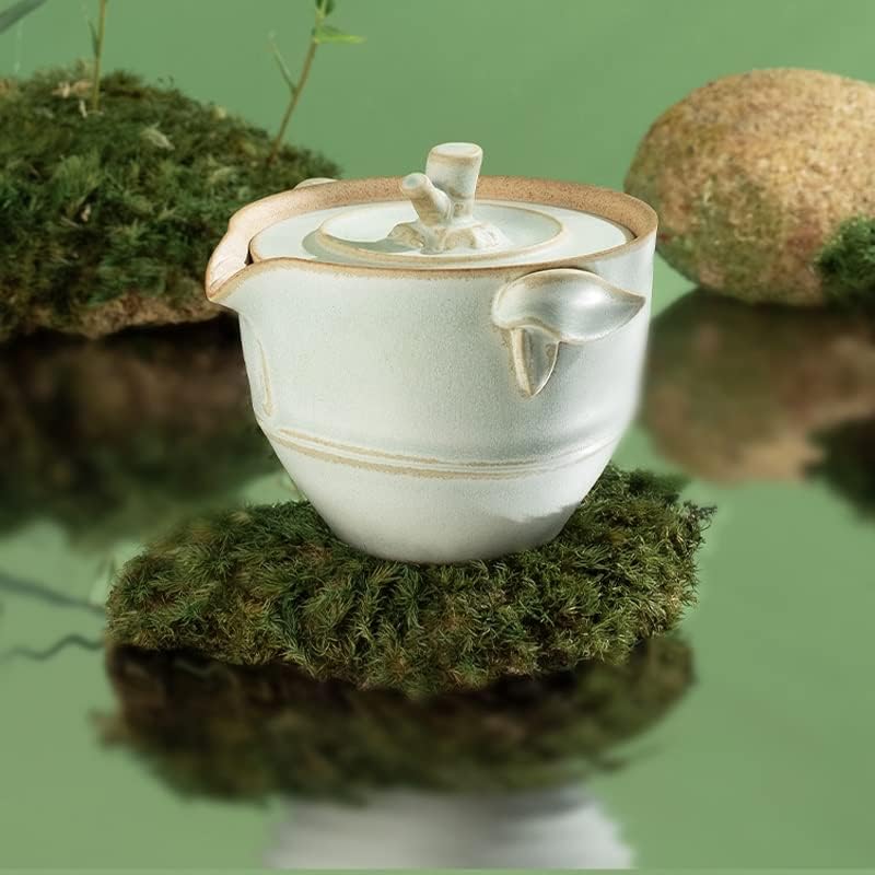 Ganfanren Handy Gift Complete de chá Conjunto de chá Conjunto de chá de convidado Conjunto de chá portátil Cerâmica
