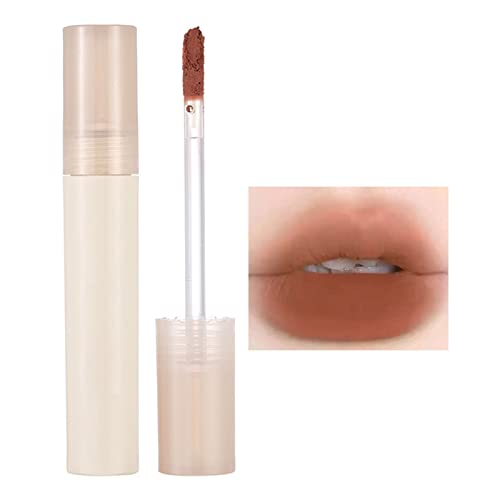 Base de brilho labial orgânico Lipstick de veludo transparente hidrata sem secagem lama labial à prova d'água de manchas