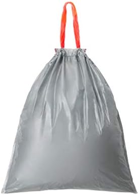 Topbathy Sacos de lixo de cordão de empate 75 PCs Reciclagem de sacos de armazenamento portátil Plástico Disponível Sacos