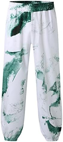 4zhuzi masculino de ioga masculino Moda de ioga moda perna larga cintura alta calça de moletom de cordão