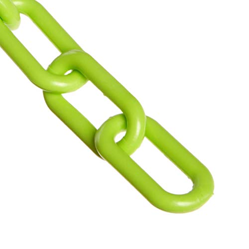 Sr. Chain Chain Plástico Cadeia, Segurança Verde, Diâmetro de Link de 1 polegada, Comprimento de 25 pés de comprimento