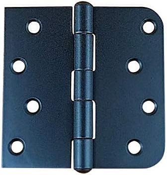 Dobradiça de dobradiça Black Aço inoxidável dobradiças - 4 polegadas com 5/8 polegadas quadradas, pino não removível, altamente