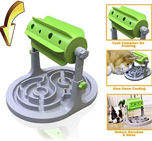 SLATIOM IQ IQ IQ Dry Food Toys Dog Feler Fooder Educational Dog Puzzle Toys Game Treinando Toy mais lento