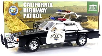 Greenlight 1/18 1989 Chevrolet Caprice Police, California Highway Patrol, coleção artesanal 19108