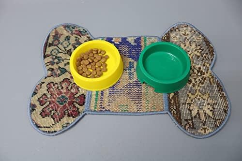 Sarikaya Pillow Bone Pad, suprimentos para animais de estimação, almofada de comida de cachorro, almofada azul,