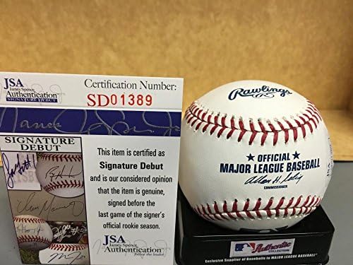 Steven Steve Matz New York Mets 50th Signature Subut M.L. Baseball assinado JSA SD01389