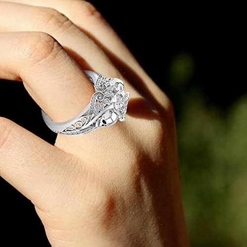 2023 Novas mulheres tocam jóias coloridas de jóias de casamento de tamanho de jóias 610 Cristais de anel de dedo do presente