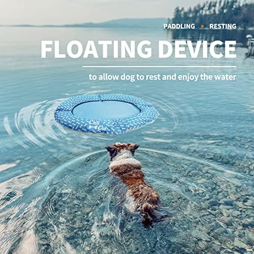 All For Patchs Dog Float para piscina sem necessidade de inflar flutuação de piscina para cães cães flutuador de