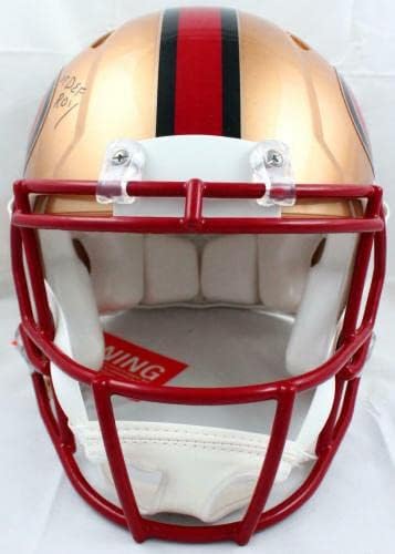 Patrick Willis assinou F/S 96-08 49ers Speed ​​Helmet Authentic Capacete com 3InImc.-Baw Holo-Capacetes NFL autografados