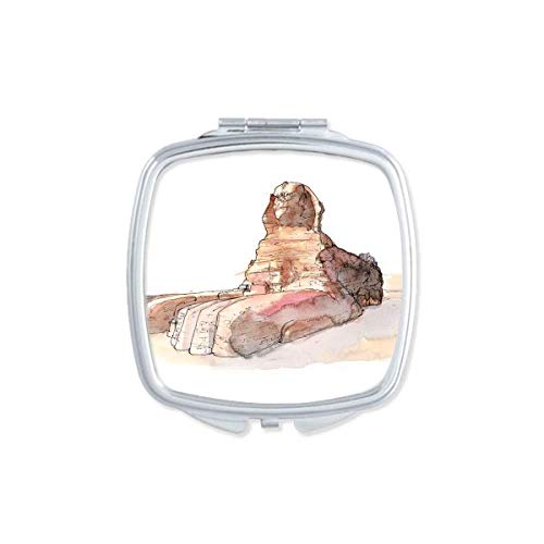 Grande Esfinge de Gizé no Egito Espelho Portátil Compact Pocket Maquia