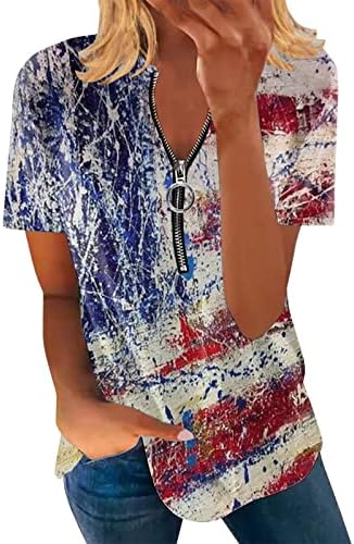 Camisetas médias Mulheres mulheres camisetas de verão Tops de manga curta de túnica solta Túnica básica Blusa casual