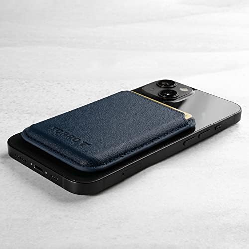 Torro Magsafe Titular/carteira - Premium e genuíno portador de cartão com proteção RFID, compatível com o iPhone 14/13/12