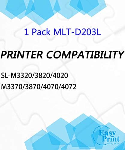 Cartucho de toner MLT-D203L D203L de alto rendimento extra de alto rendimento 203l usado para Samsung Proxpress M3370FD M3870FW
