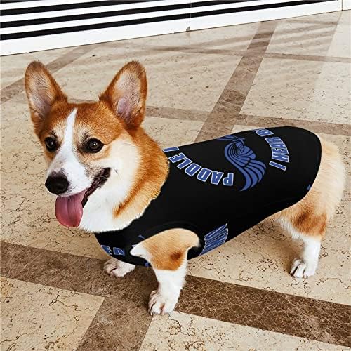 Rase mais rápido Eu ouço Banjos Dog Vest Roupas Graphic Dog Shirt Paplen Jacket Apparel para cães e gatos pequenos e médios
