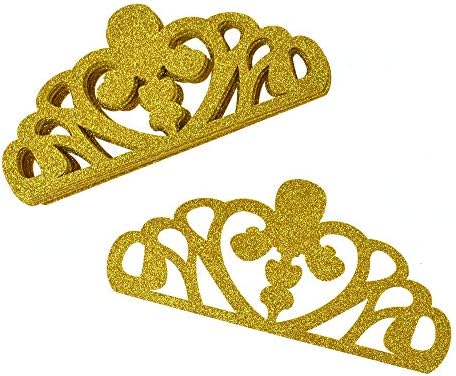 Homeford Eva Glitter Foam Tiara Crown Cut-Outs, 8-1/2 polegadas, 10 acusações