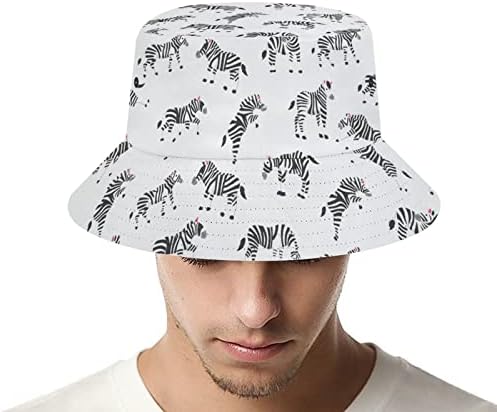 Chapéu de balde zebra moda de moda unissex pacote viagens solar taps adolescentes homens homens novatos chapéus