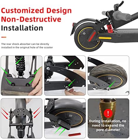 Ulip traseiro da suspensão traseira Kit de choque de choque para segway ninebot max g30lp g30e scooters elétricos com pára