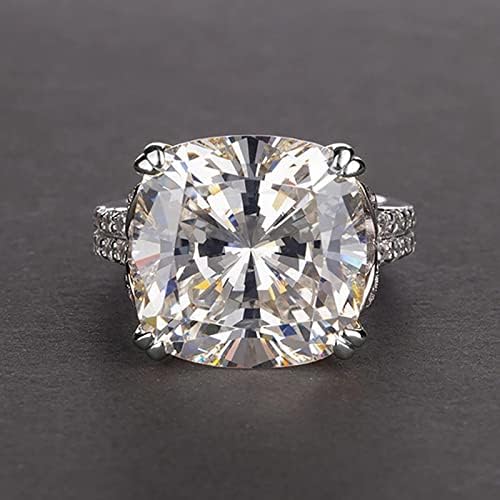Anéis divertidos de Yistu para mulheres zircão feminino anéis de casamento de diamante anéis de diamante anéis de jóias anéis de jóias anel de coelho