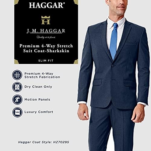 J.M. Haggar Men's Premium Performance Stretch Slim Fit Suitle