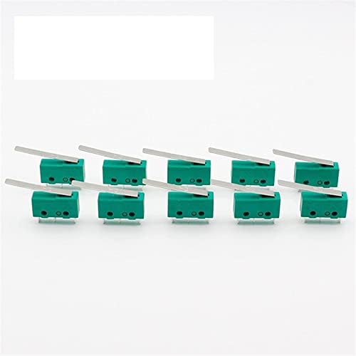 AGOUNOD LIMITE SPORCH 10PCS 3 pinos Micro Touch Switches NO+NC 3A/5A 125VAC 250VAC Mini limite de limite Micro -Switch MicroSwitches