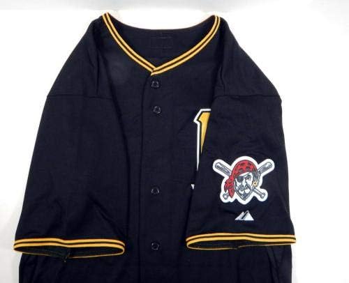 2015 Pittsburgh Pirates Justin Sellers #51 Jogo emitido Black Jersey Pitt33152 - Jogo usou camisas MLB