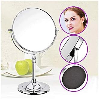 Zchan Makeup espelho espelho-maquiagem iluminada espelho, espelho de vaidade LED sem sombra de luz branca de duas lados