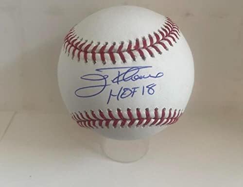 Jim Thome Hof 18 White Sox assinou autografado M.L. Baseball JSA WIT889831
