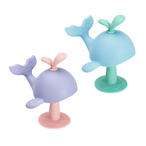 Toyandona 2pcs Breia Breia Breatória de Silicone para Infantas Toys Toys Toys Molar Toys de dentição para Silicone Baby Silica Gel