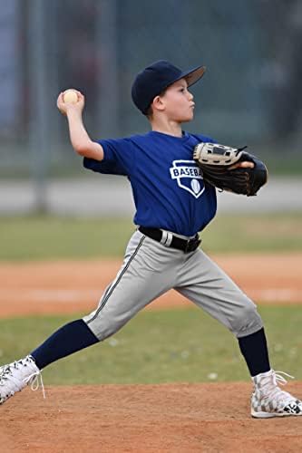 Calças de beisebol de beisebol com calças de beisebol juvenil de calça de beisebol da juventude dos garotos da pacote