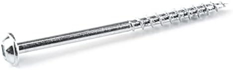 Kreg Sml-C250-50 parafusos de orifício de zinco, 2 1/2 polegada, 8 rosca grossa, cabeça maxi-loc