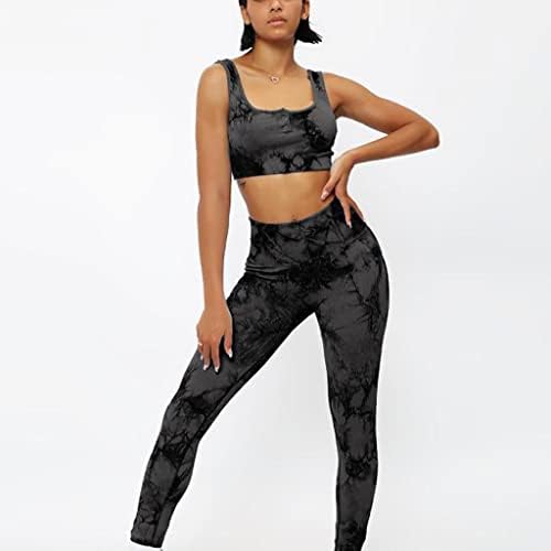 Slatiom Workout Sport Set Set Myless Yoga Suit Gym Clothing Fitness Duas peças Mulheres roupas femininas