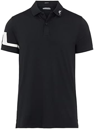 J.Lindeberg 2022 Heath Fit regular Jersey Golf Polo Black X-Large