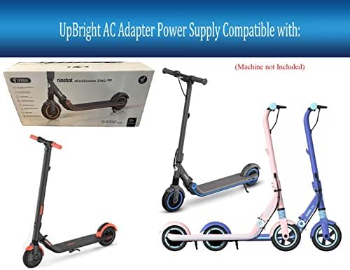 ADAPTADOR DE AGRAÇÃO ATBRIGHT 25.2V CA/DC Compatível com Segway Ninebot EkickScooter Zing E8 E10 E12 Scooter de chute elétrico Kids