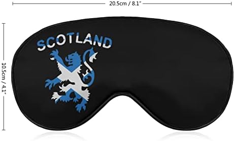 Lion Scotland Scotland Scottish Blindfold Mask Sleeping Night Shade Capa Olhos Ajusta Ajustável com Gráfico Funny for Mulher Men One Tamanho